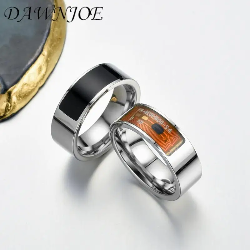 Распродажа 2019 модные программируемые кольца из нержавеющей стали с NFC 2 цвета