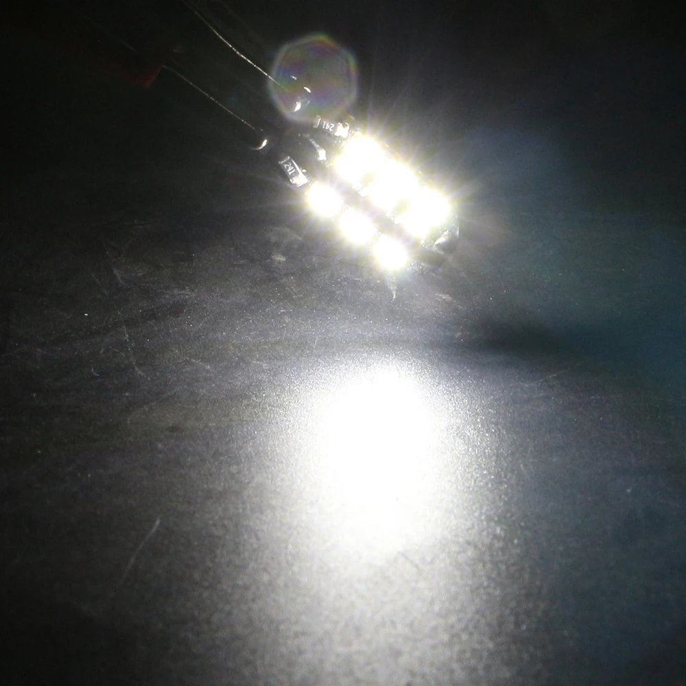 20 штук 1,8 W T10 Canbus 2835 24 SMD светодиодный лампы без ошибок автомобиля Карта лампы номерной знак инструмент Лампы для чтения 12V белого и синего цвета