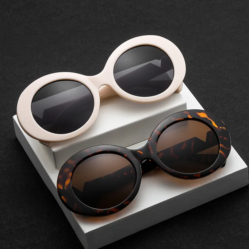 

Fashion Round Sunglasses Women 2021 Luxury Brand Designer Sun Glasses Men Vintage Eyeglasses Shades Eyewear Female UV400
