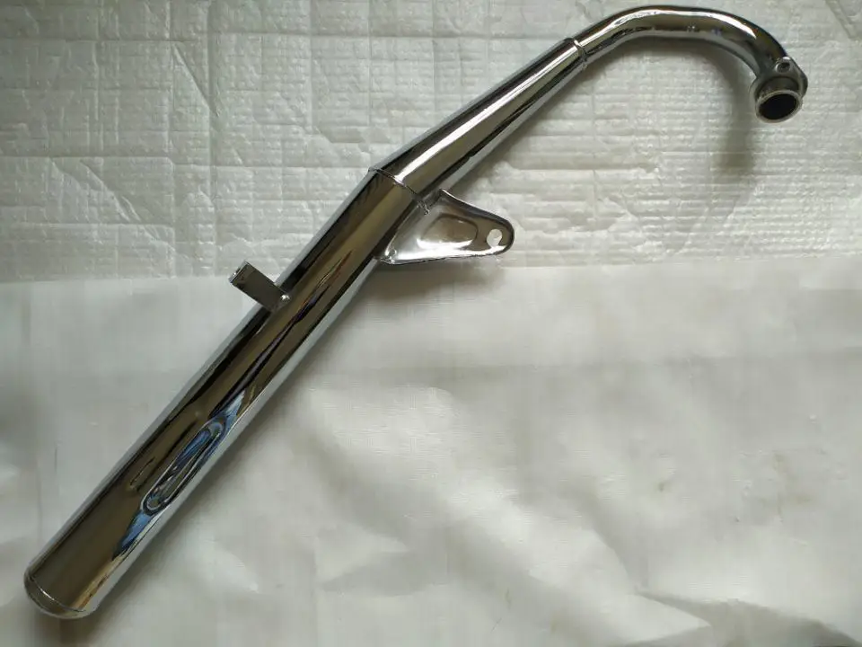 Мотоцикл 8 градусов Гальваническая выхлопная труба глушитель для Suzuki AX100 1 шт|exhaust