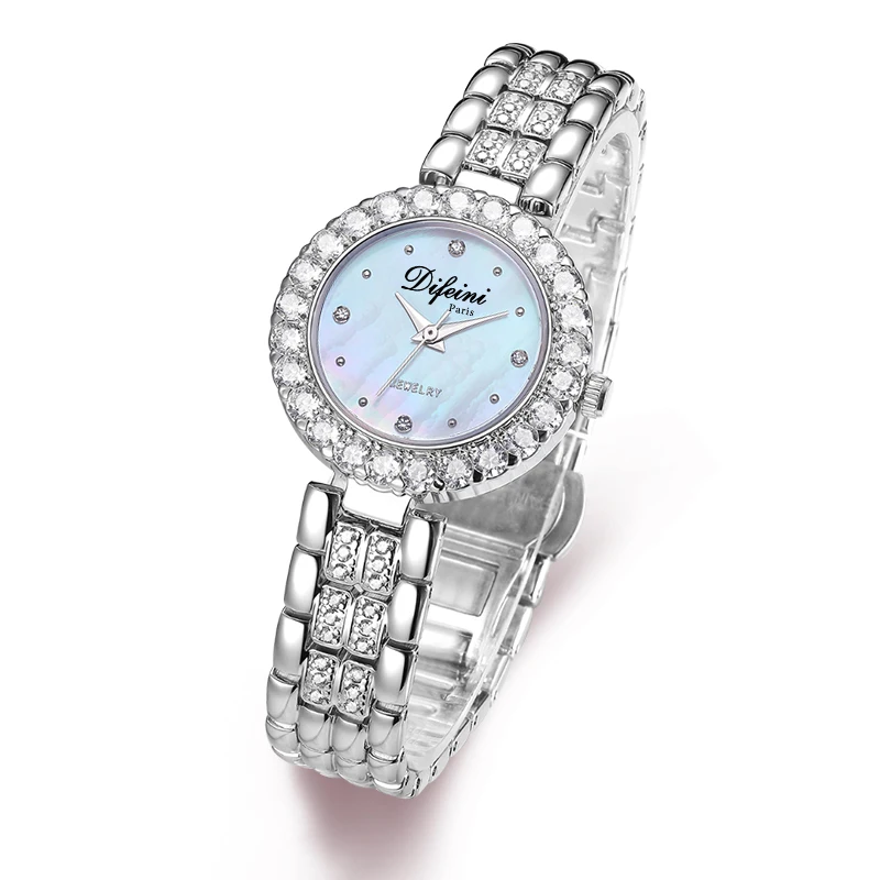 Часы Difini женские кварцевые деловые водонепроницаемые повседневные модные с