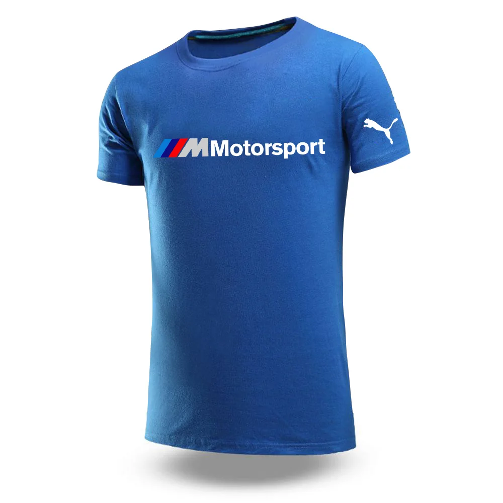 

2021 Power Summer Men's Fashion Top Casual Short-sleeved Solid Color Unisex Round Neck hip-hop T-shirt Sports Top