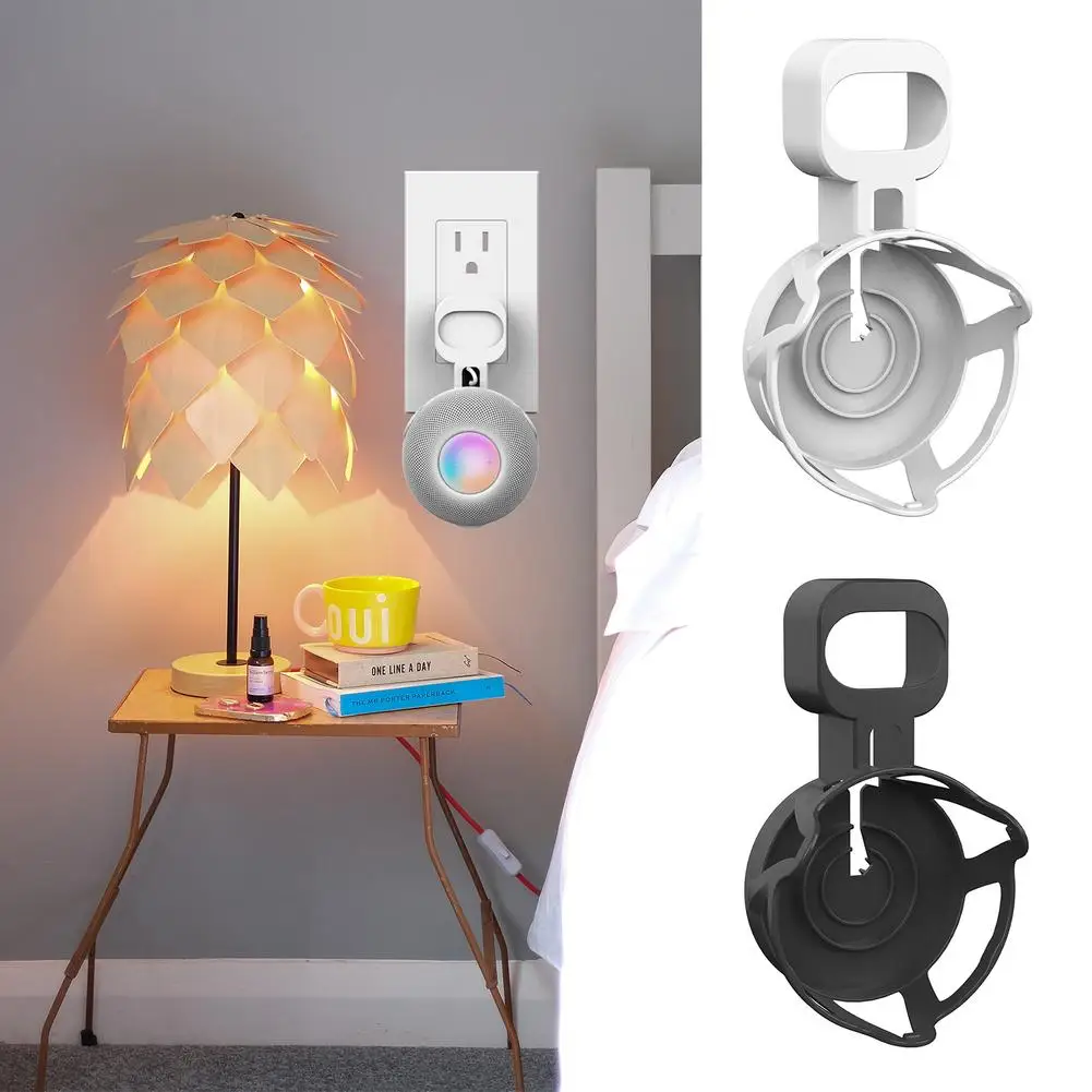 

Wall Mount Stand Hanger for HomePod Mini Smart Speaker Outlet Holder Space Saving Bracket Wall Shelf For Homepod