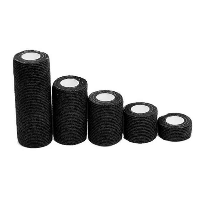 Color as shown 1Pcs Protective Self-adhesive Elastic Bandage Color Non-woven Self-adhesive Bandage Tattoo Bandage Medical Tape For Camping Sports - Цвет: Color as shown