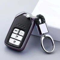 tpu smart key cover fob case shell keychain for honda xr v cr v accord crown civic spirior city fit odyssey ss auto accessories
