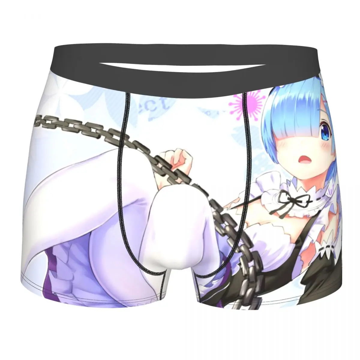 

Re:Life in a different world from zero Rem Underpants Breathbale Panties Man Underwear Print Shorts Boxer Briefs