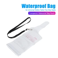portable walkie talkie sleeve waterproof bag universal pouch for two way radio high sealing accuracy high water resistance