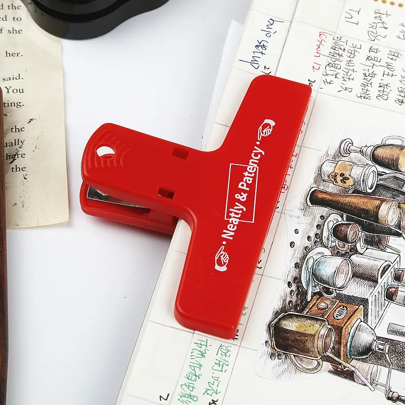 1 шт. креативные цветные Зажимы для бумаги в стиле ретро зажимы блокнота