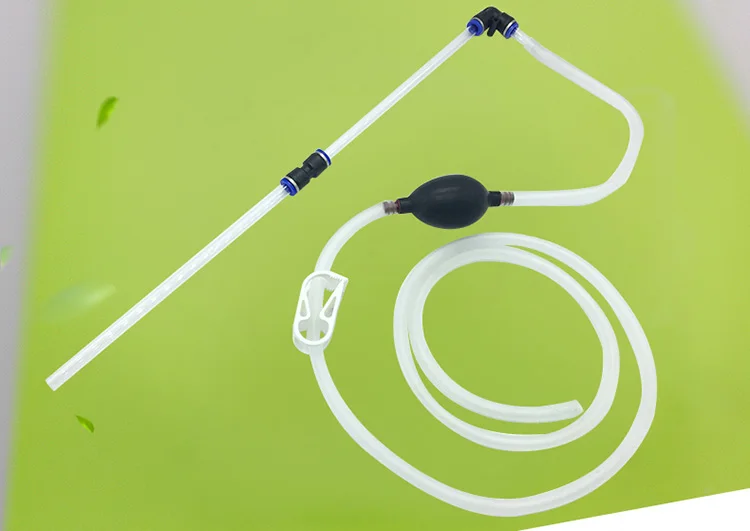 

Syphon Fish Tank Water Exchanger Changer Siphon Long Suction Pipe Toilet Water Wind Free MINI Nano Aquarium Plant