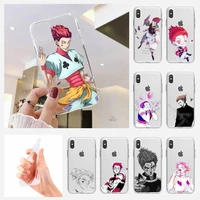 hisoka anime hunter x hunter phone transparent clear case for samsung galaxy a21s a71 s8 s9 s10 plus lite s20 note 20 ultra