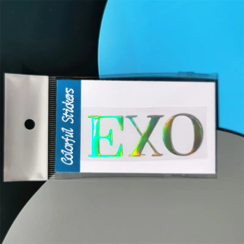 KPOP EXO красочные лазерные наклейки магниты на холодильник канцелярские