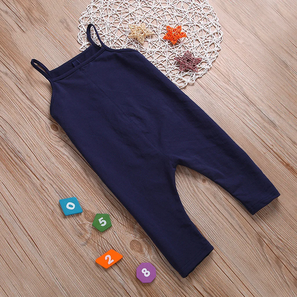 2019 г. Модная летняя одежда для маленьких мальчиков и девочек Однотонный