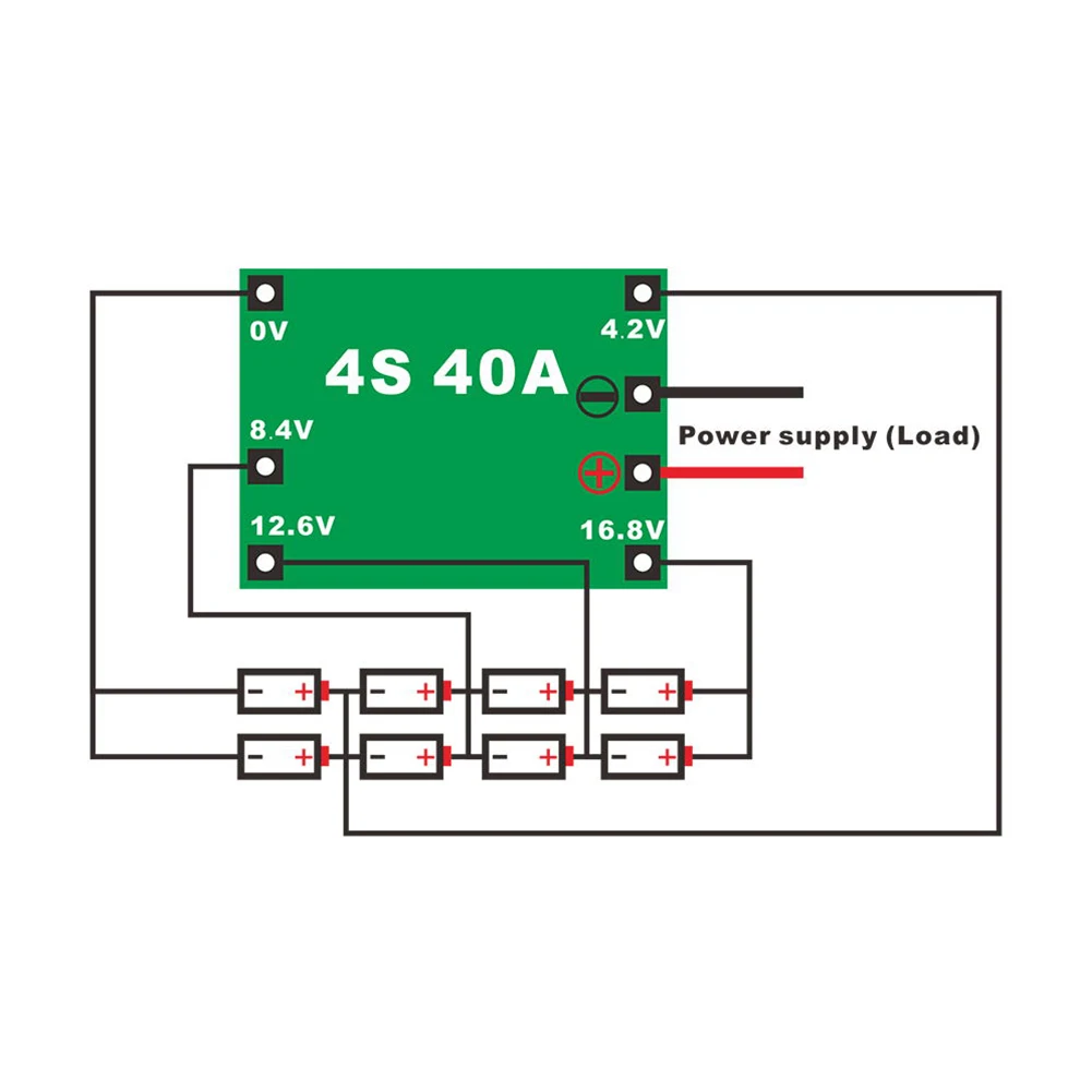 BMS 4S 40A балансировочная плата PCM 18650 для защиты аккумулятора 3S литий-ионная зарядка