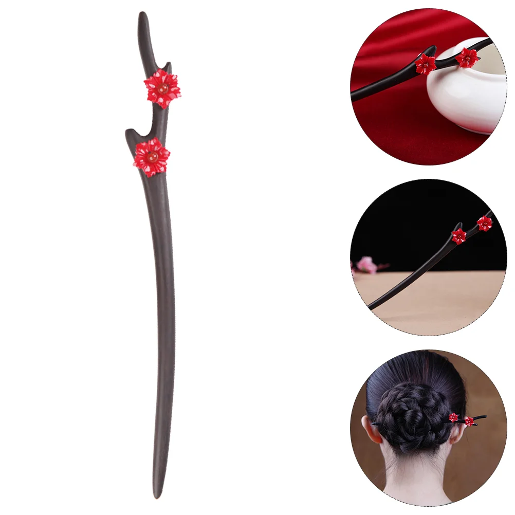 

Ancient Floral Hairpins Branch Hair Bun Pin Classic Hair Chopstick Barrette Pin