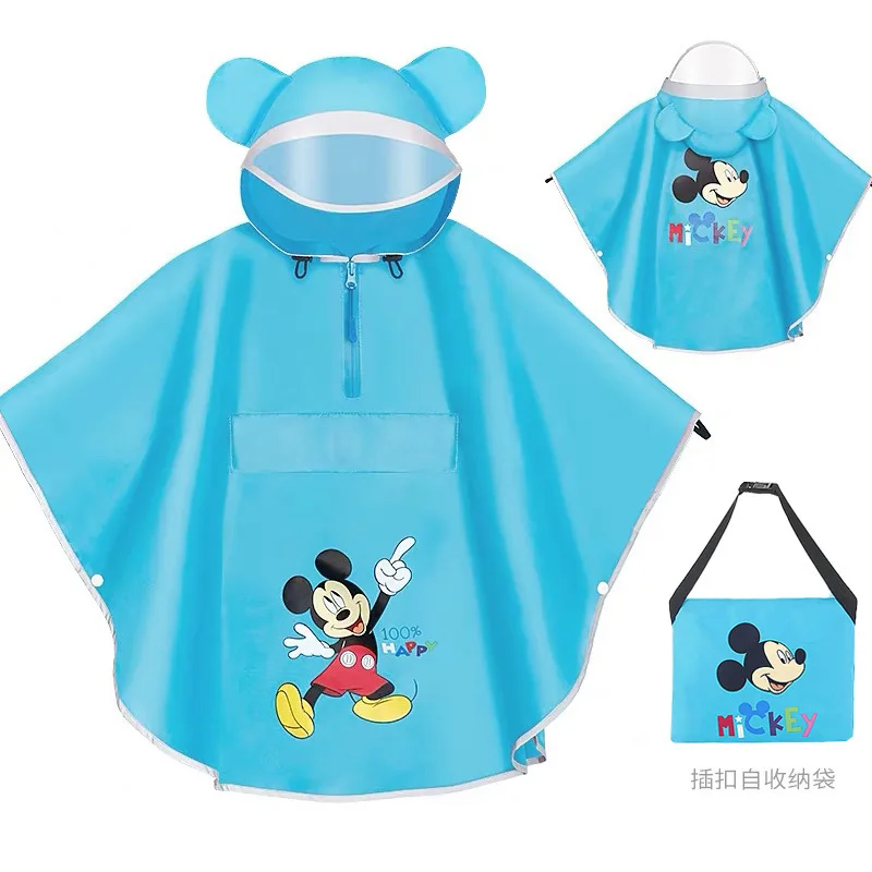 

Disney Children Cloak-style Poncho Men And Women Kindergarten Baby Raincoat Primary School Students Self-accepting Poncho Marvel