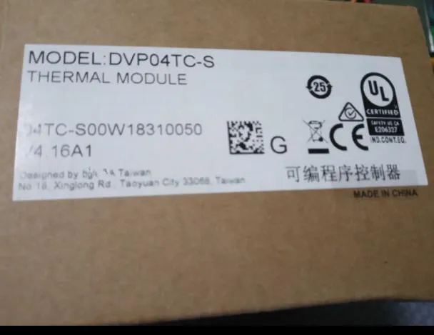 

DVP04TC-S PLC 4 channel K J type Thermocouple Module New Original