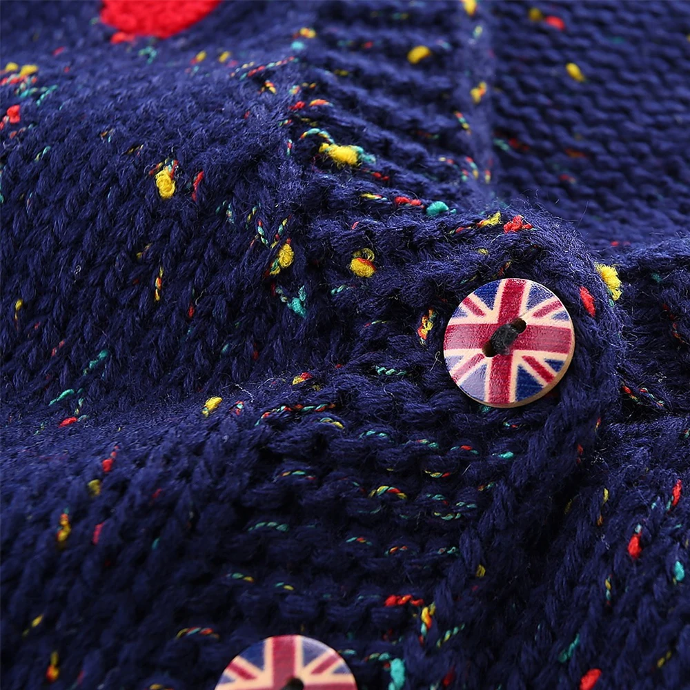 

Mudkingdom Autumn Baby Girls Sweater Cardigan Kid Love Pattern Princess Long Sleeve Top Toddler Cotton Casual Girl Sweater Coat