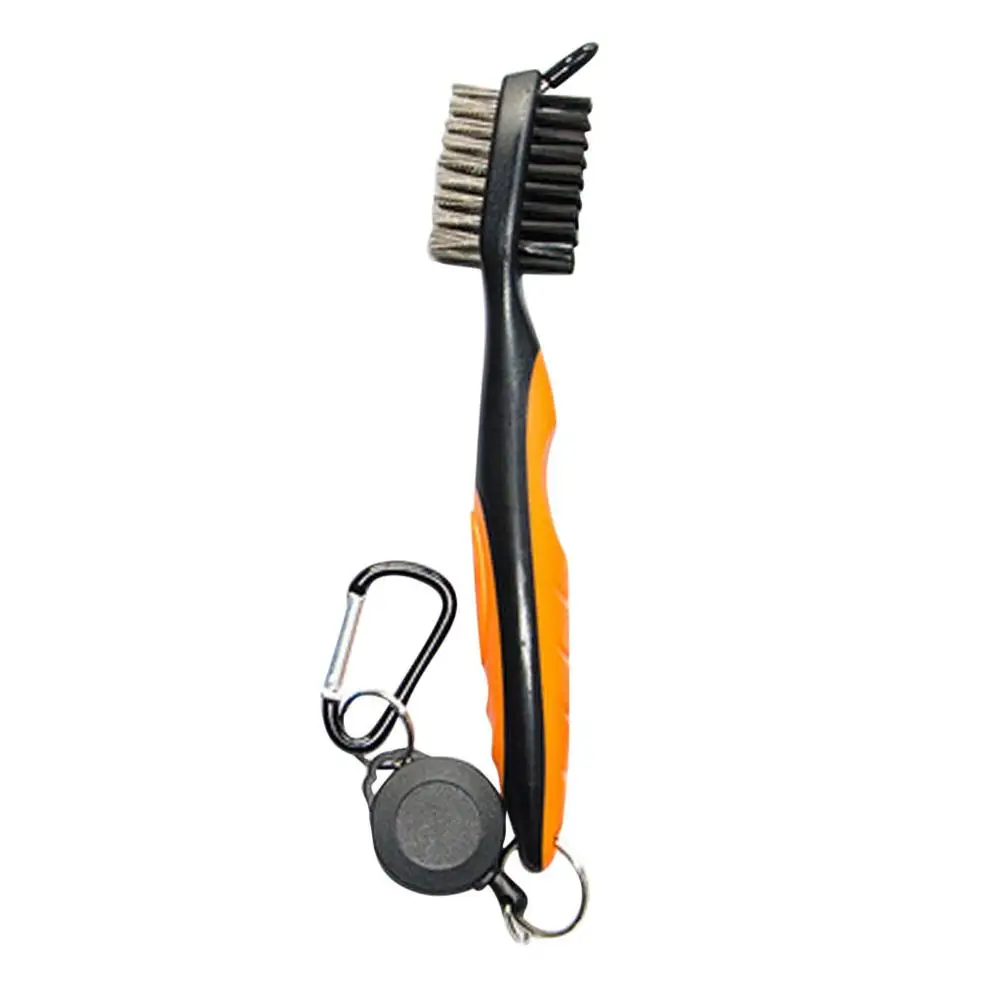 Гольф клуба щеточка для чистки из мягкого нейлона и шифона со вставками в полоску