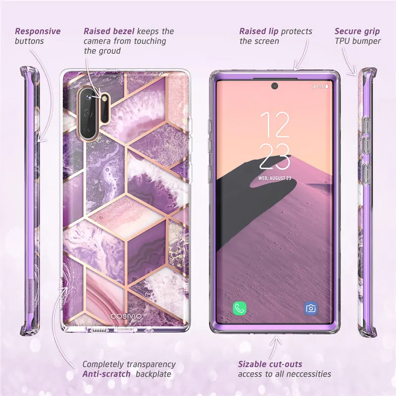 Чехол для samsung Galaxy Note 10( выпуск) i-Blason Cosmo Full-блеск для тела Чехол под мрамор без встроенного протектора экрана