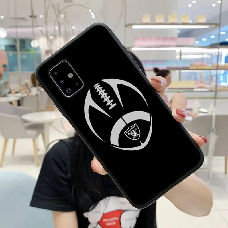 

Oakland Raiders Phone Case For Samsung A6 A7 A8 A10 A11 A20 A21 A30 A31 A40 A50 A70 A80 A91 Plus S E Cover