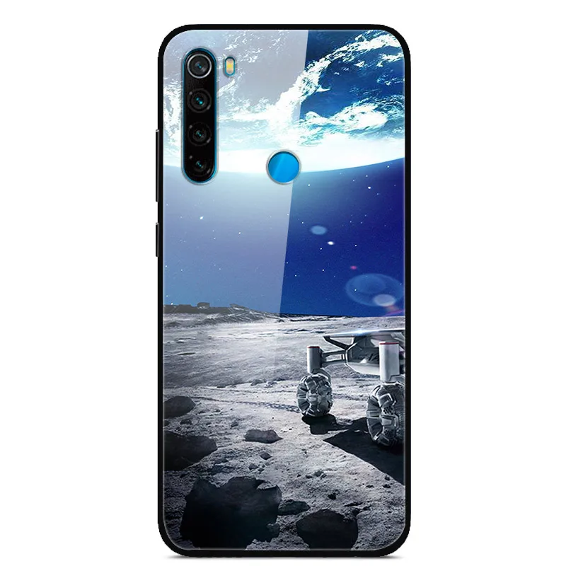 36 Для Xiaomi Redmi Note 8 T чехол из закаленного стекла жесткий чехол для телефона для Xiaomi Redmi Note 8 T Задняя крышка Redmi Note8T 8 T мягкий бампер - Color: 36