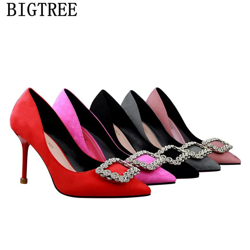 Туфли-стразы женские на высоком каблуке свадебные туфли роскошные пикантные