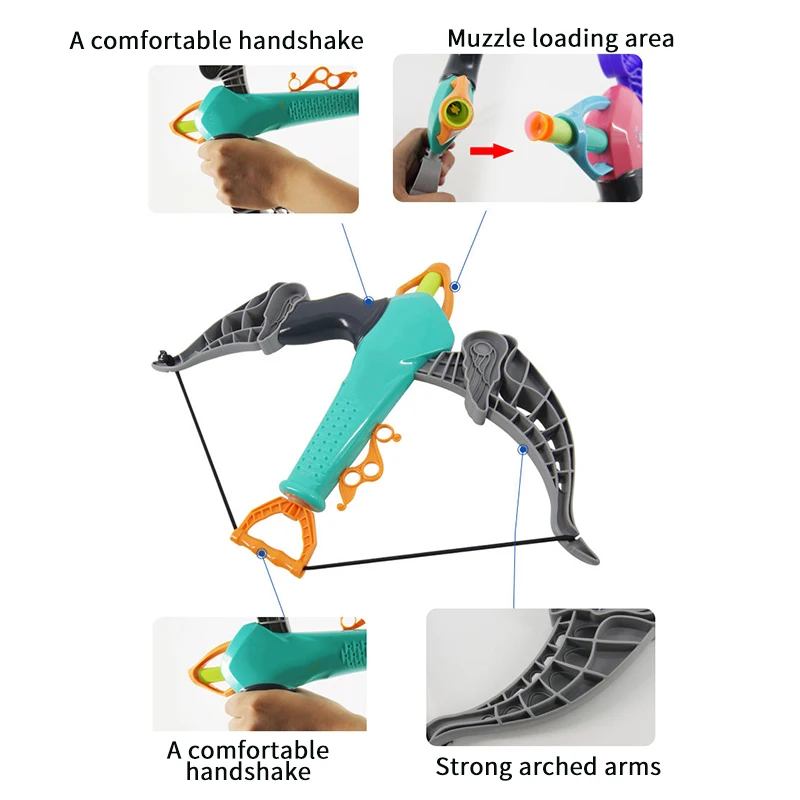 

Boy Shooting Sport Toy Child Outdoor Role Playing Toy Simulation Bow Archery Set Parent-Child Interaction Toy Kids Birthday Gift