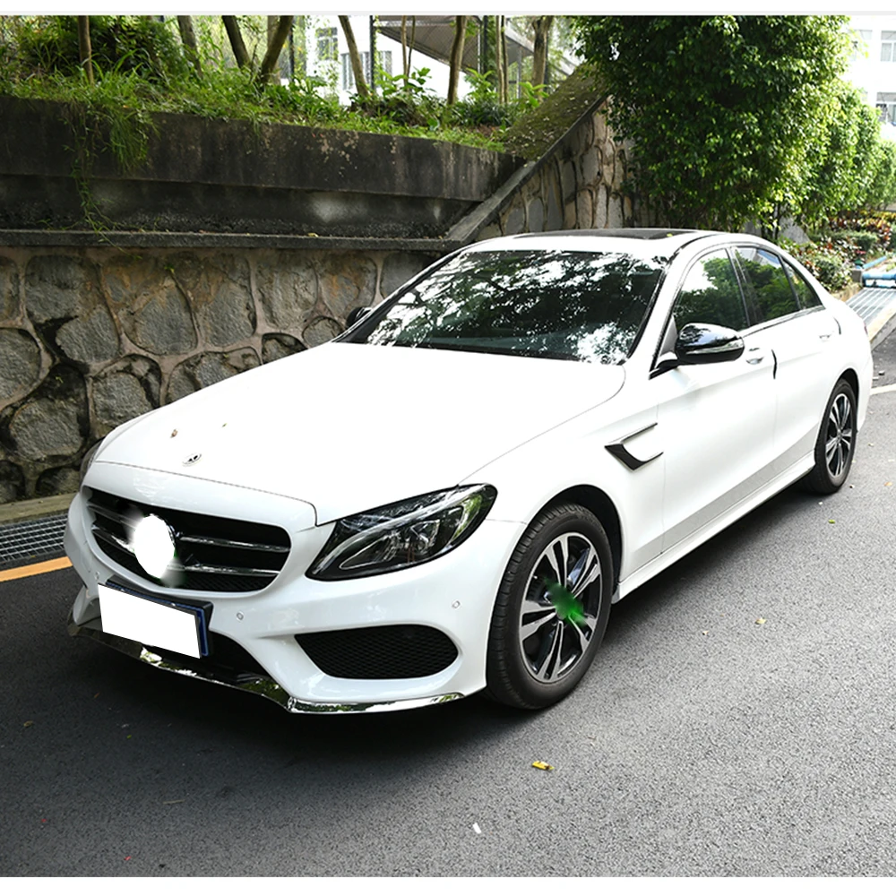 2PCS/SET Carbon Fiber Front Side Fender Vents Decoration Scoops for Mercedes-Benz C-Class W205 C205 C63 AMG 2015 - 2017 | Автомобили и