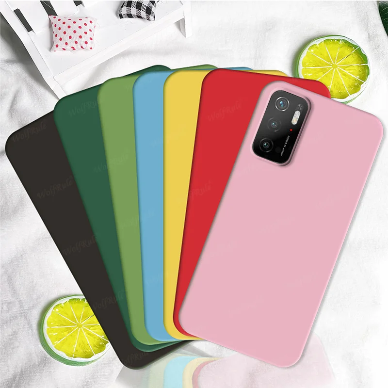

For Cover Poco M3 Pro Case For Xiaomi Poco M3 Pro Capas Bumper Soft Candy Cover For Redmi Note 10 Pro S Poco F3 X3 M3 Pro Fundas