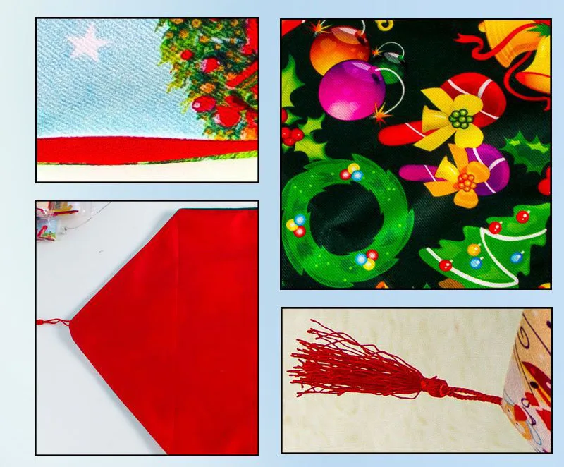 

Christmas Table Runner Mat Tablecloth Flag Home Party Decorative Xmas AccessoriesTables Runners 35x180cm