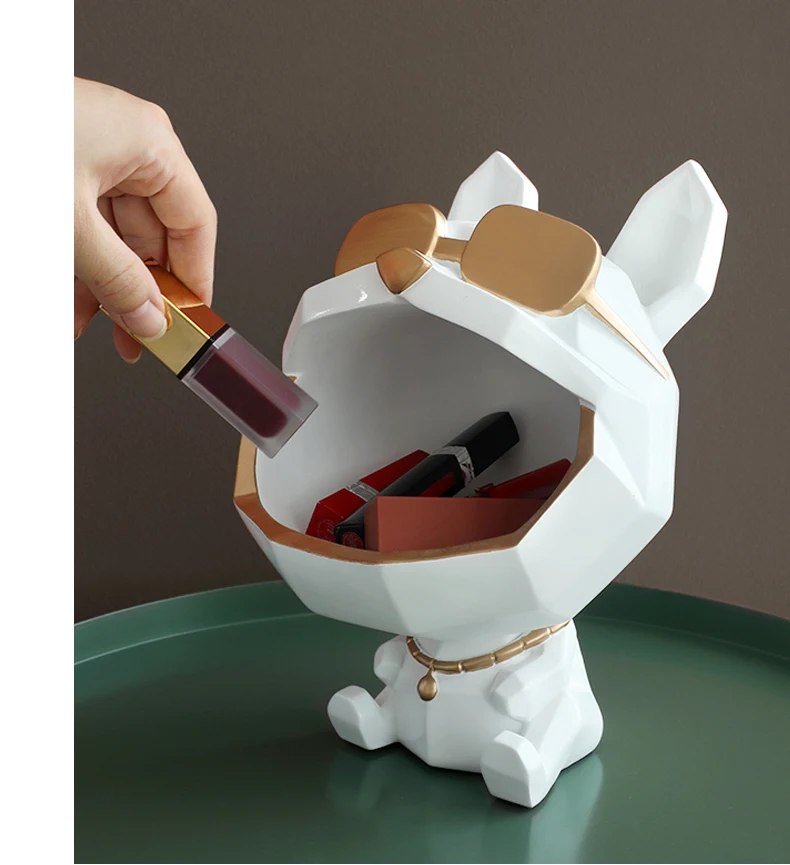 Горячая продажа большое-клювовидный собака шкафчики смола скульптура украшение