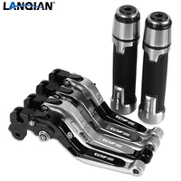 motorcycle cnc brake clutch levers handlebar knobs handle hand grip ends for suzuki gsf1250 bandit 2007 2008 2009 2010 2011 2015