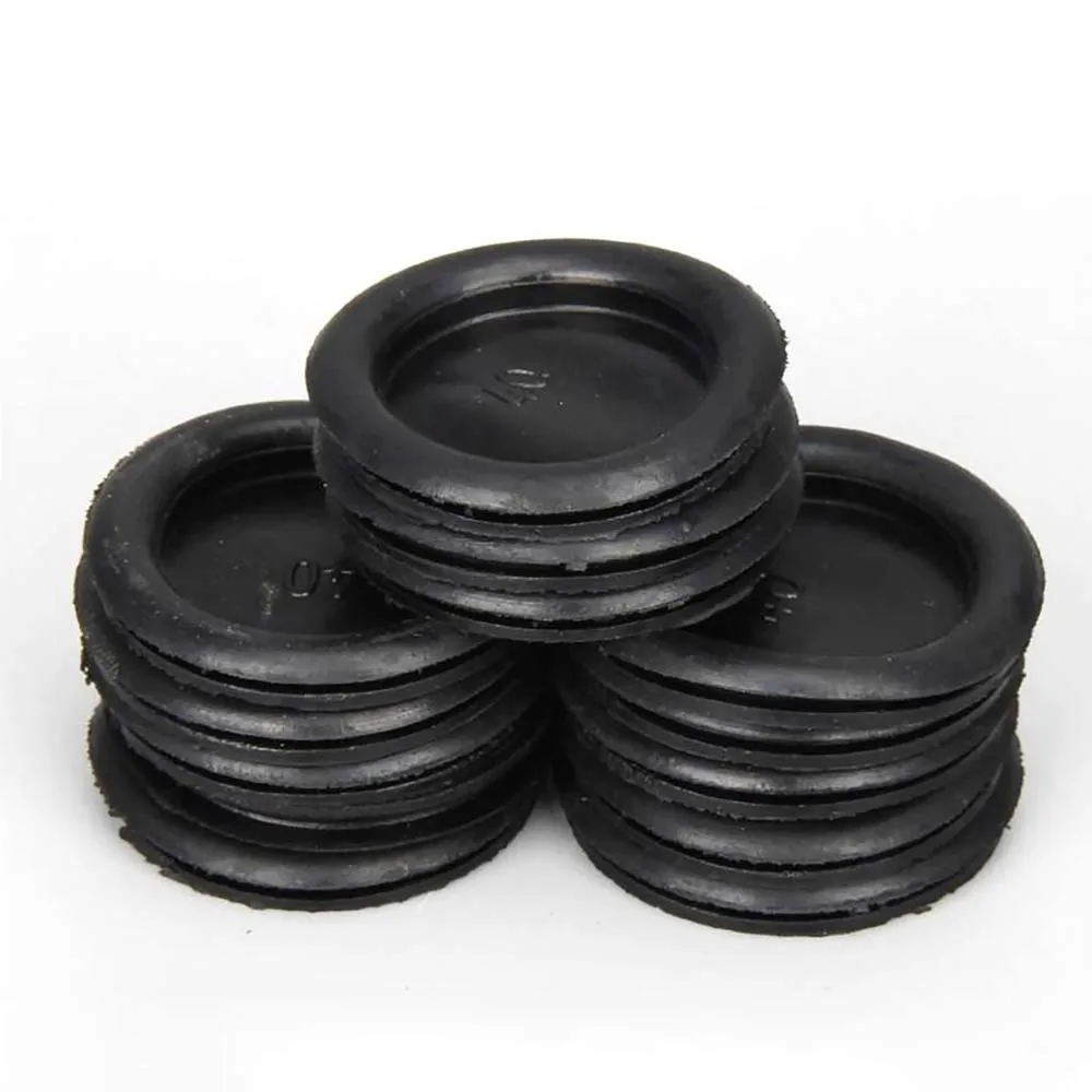 Черная односторонняя заглушка штепсельная Вилка для отверстий черная прокладка