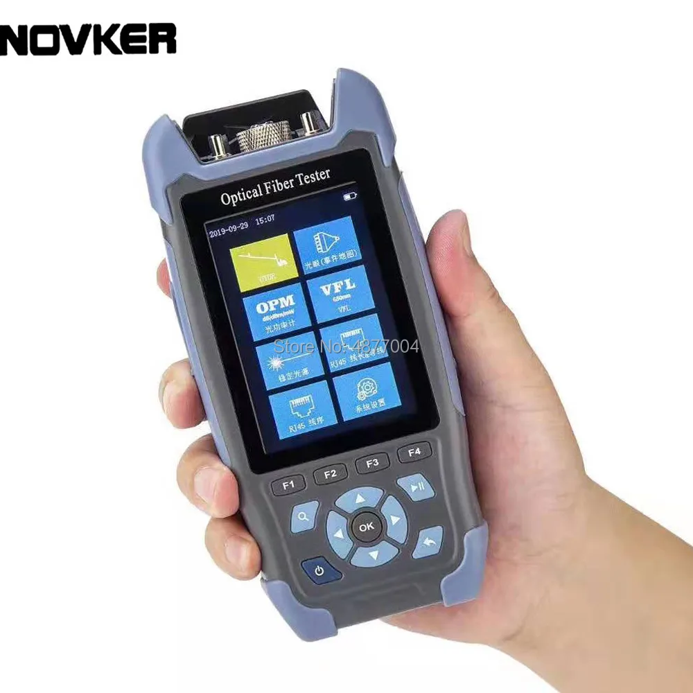 Многофункциональный OTDR NK3200D 24/22 дБ 60 км 1310 нм с измерителем мощности источником