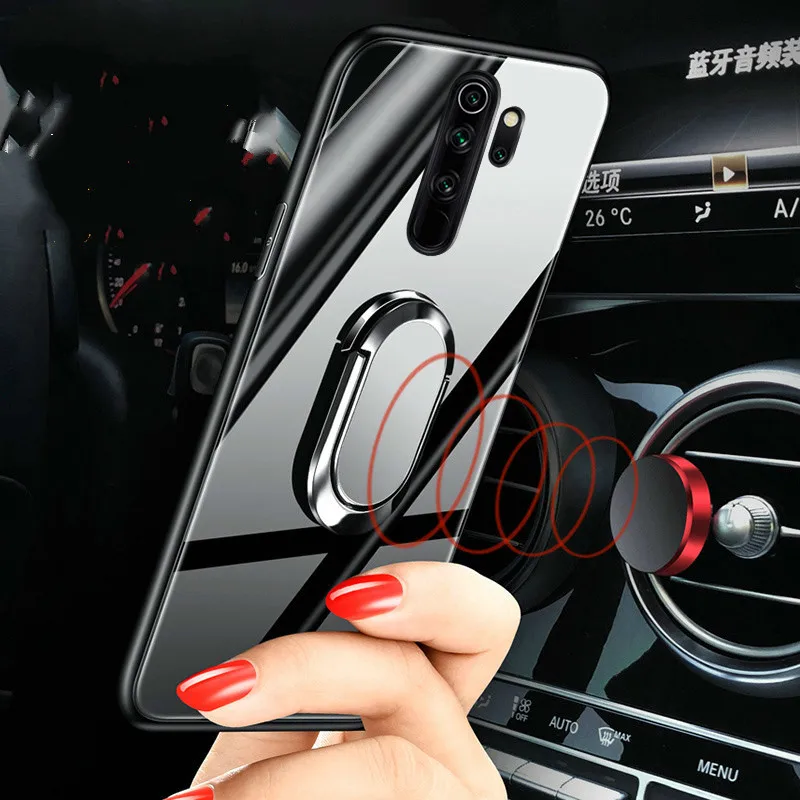 Чехол для Xiaomi Redmi Note 8 Pro мягкий чехол из закаленного стекла ТПУ 6 7 5 защитный