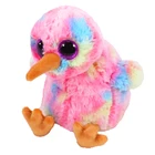 15 см Ty Beanie Kiwi с большими глазами, многоцветная игрушка киви, плюшевые мягкие животные, кавайная Милая коллекция кукла птичка, детский подарок на день рождения