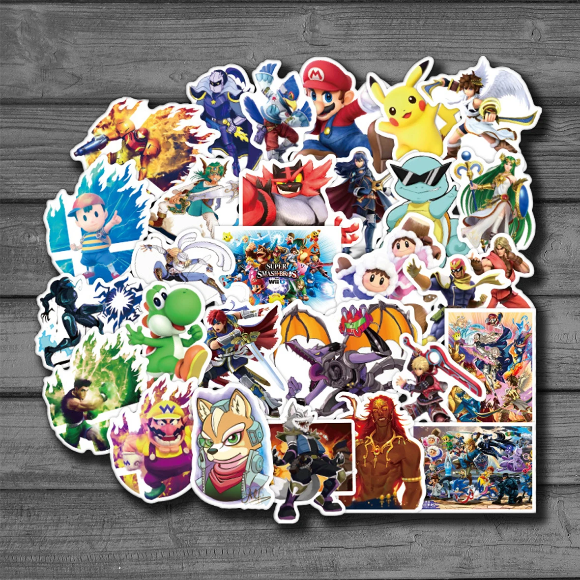 

50psc/set Cartoon Character Collection Anime Figure Luggage Notebook Waterproof Non-repetitive High-quality Sticker Gift