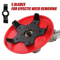universal multi functional trimmer head for lawn mower garden tool parts brush weed cutter blades steel hedge grass trimmer head