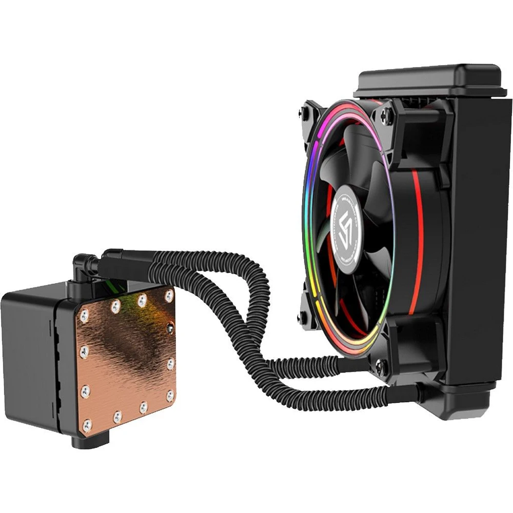 Жидкостное охлаждение Alseye HALO AIO LIQUID COOLER 120 170Вт 1x120мм 781085 RGB LED | Компьютеры и офис
