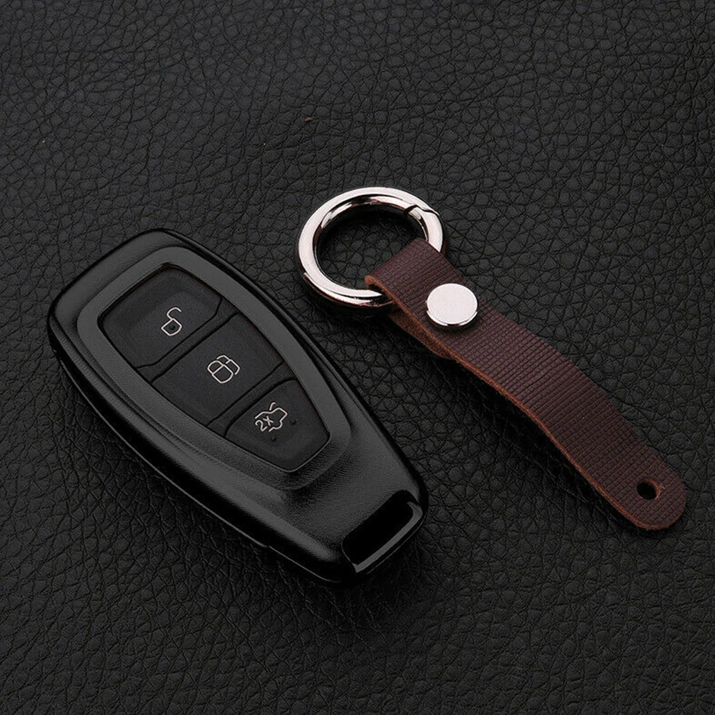 Металлический 3 кнопочный смарт чехол без ключа для входа Fob Ford Focus Fiesta ключей