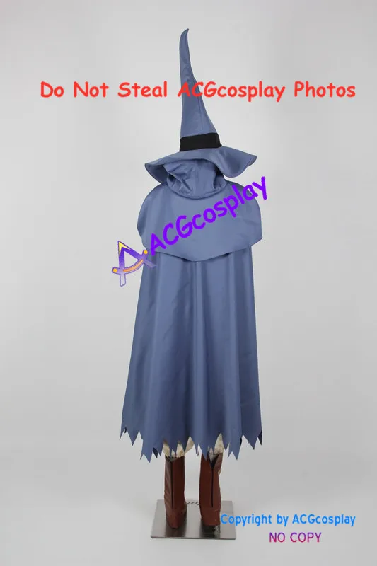 Digimon Приключения Wizardmon косплейный костюм ACGcosplay включают в себя большой шляпкой и