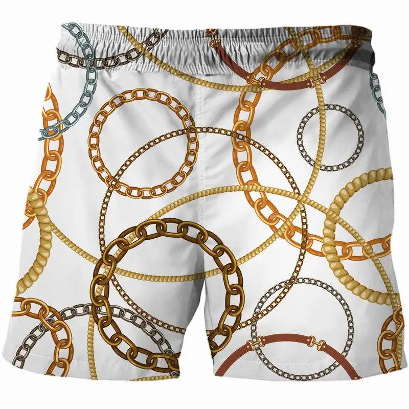 

2021 New Fashion hot Sumptuous 3D Beach Shorts Men's Quick-drying Swimwear Comfortable Sports Shorts Street Funny Print Shorts