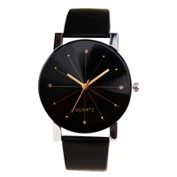 women watch luxury design leather strap line analog quartz ladies wrist watches fashion couple watches montre femme relogio