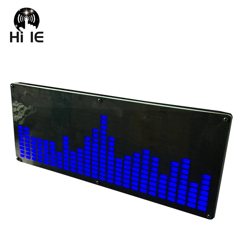 Большой 24-сегментный светодиодный музыкальный спектр электронный