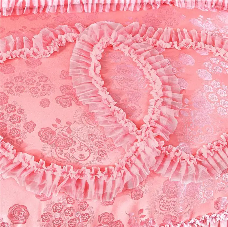 Роскошный Шелковый жаккардовый Свадебный комплект постельного белья из 30