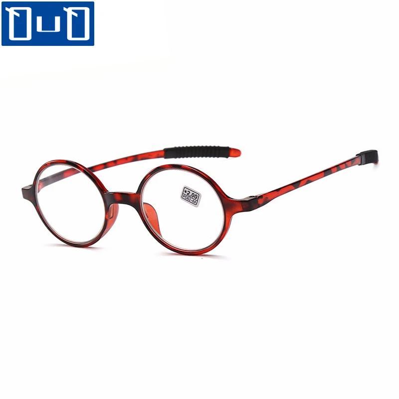 

Qutzzmnd Ultralight Women Men Round Frame PC Presbyopic Eyeglasses Reading Glasses Far Sight Eyewear ++1.0~+4.0 Vision Care