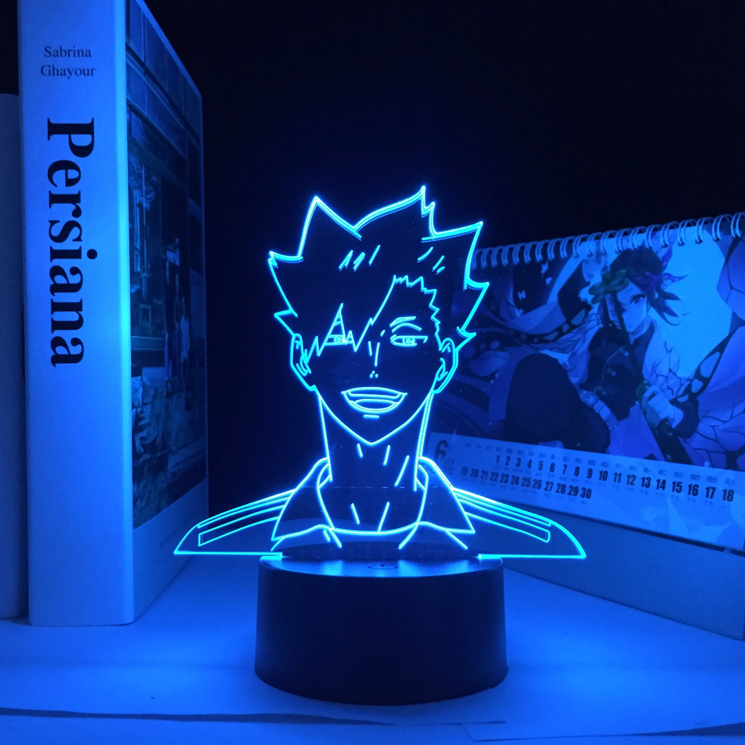 

Anime Haikyuu Tetsuro Kuroo LED Night Light for Bedroom Decor Boyfriend Birthday Gift Nightlight Manga 3D LED Lamp Haikyu