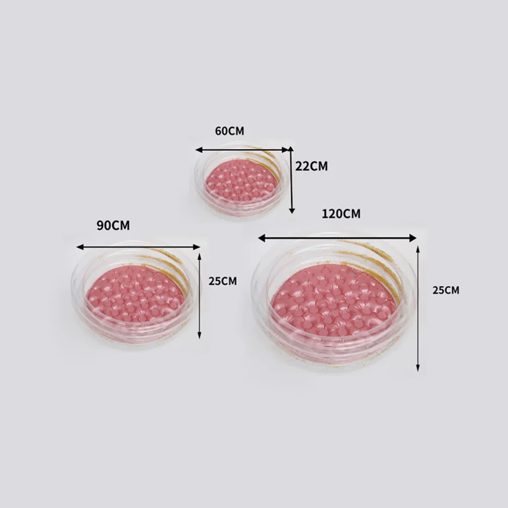

Ins Thickened Children's Sequined Inflatable Pool Ring Circular Ocean Folding Ball Pool Cartoon Baby Bath Tub