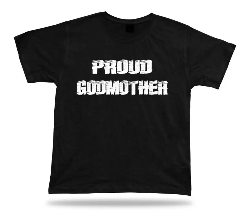 Потрясающая лучшая футболка с надписью Proud Godmother Awesome best подарок на день рождения|Мужские футболки| |