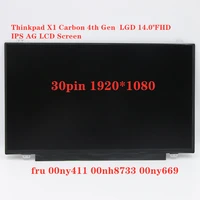 new original for lenovo thinkpad x1 carbon 4th gen panel 30pin ips fhd 14 inch laptop slim lcd screen 00ny411 00hn873 00ny669
